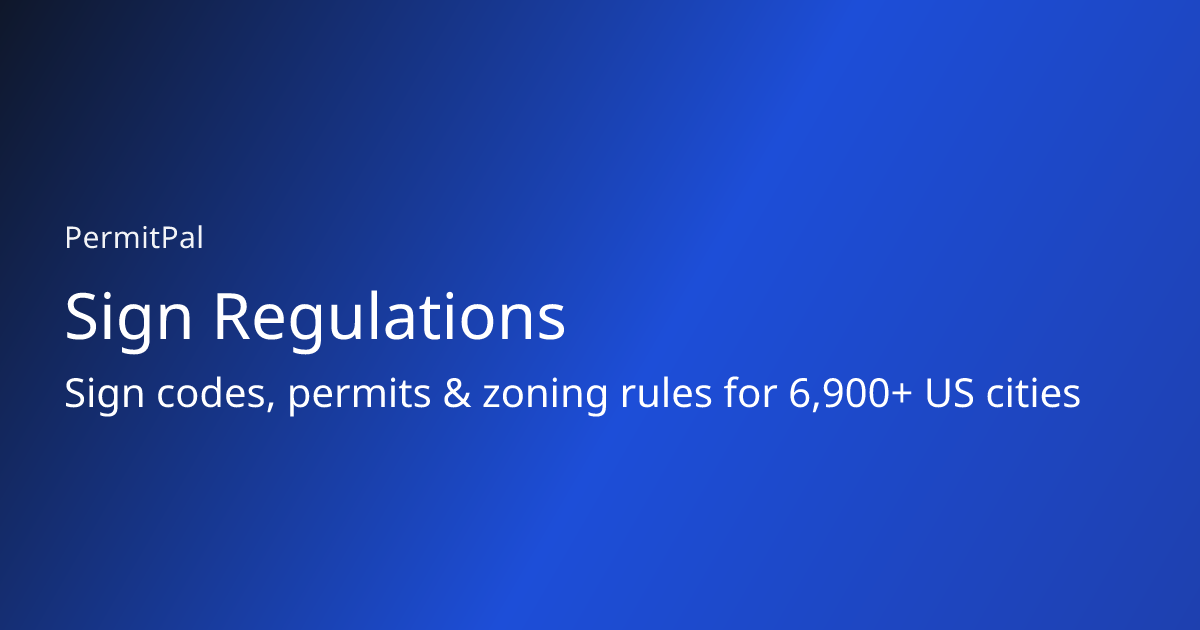 New York City New York Sign Regulations & Permits - PermitPal